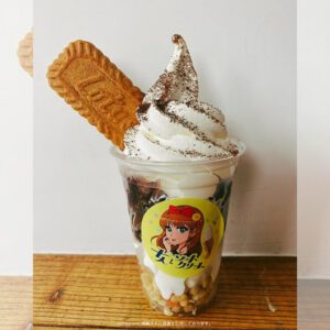 女とソフトクリーム 新琴似店